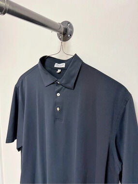 Peter Millar Summer Comfort Men's Polo in Blue Size XL Like New